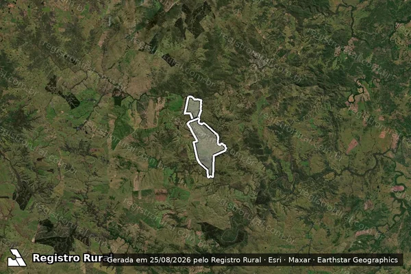 Imagem de satélite de Fazenda Cerro Branco em LAVRAS DO SUL - RS