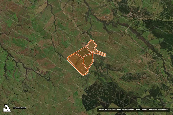 Imagem de satélite de Fazenda Pinheiros I em LAVRAS DO SUL - RS