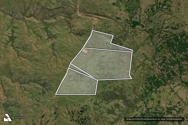 Imagem de satélite de Serra do Veleda em PINHEIRO MACHADO - RS