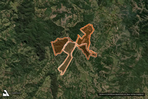 Imagem de satélite de Fazenda Floresta IIIA em SANTANA DA BOA VISTA - RS
