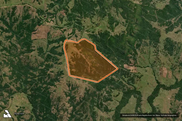 Imagem de satélite de Rancho Retorno em BAGÉ - RS