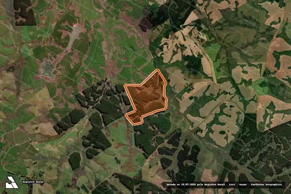 Imagem de satélite de Horto SAG 18 em CACEQUI - RS