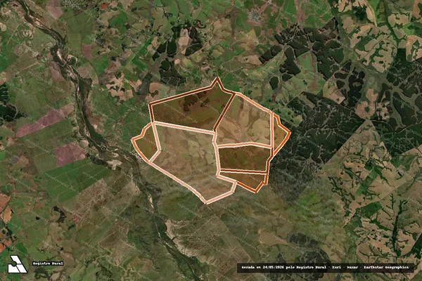 Imagem de satélite de Estância Do Retiro em CACEQUI - RS