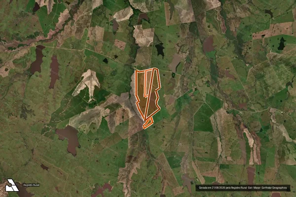 Imagem de satélite de ESTÂNCIA PERAL - CAMPO MENEZES em DOM PEDRITO - RS