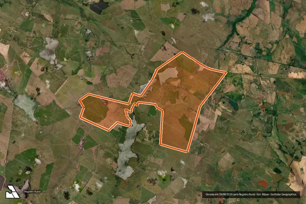 Imagem de satélite de FAZENDA SANTA TERESA em ITAQUI - RS