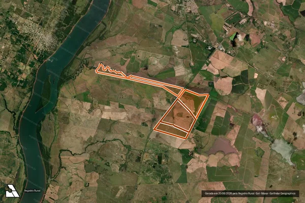 Imagem de satélite de Estancia Sao Pedro em ITAQUI - RS
