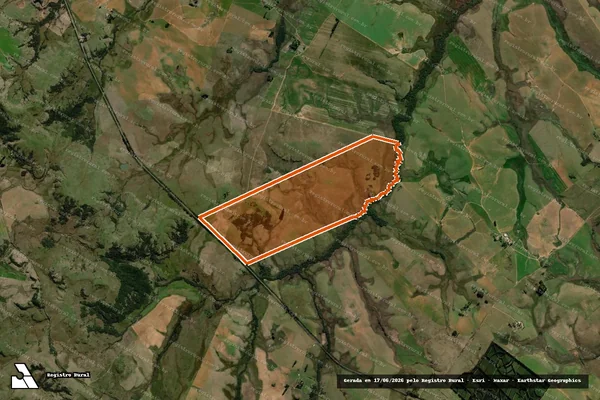 Imagem de satélite de FAZENDA SÃO DONATO em ROSÁRIO DO SUL - RS