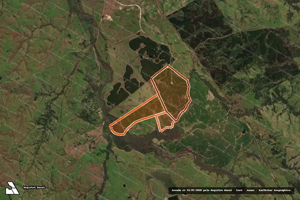 Imagem de satélite de Sina Sina em SÃO GABRIEL - RS