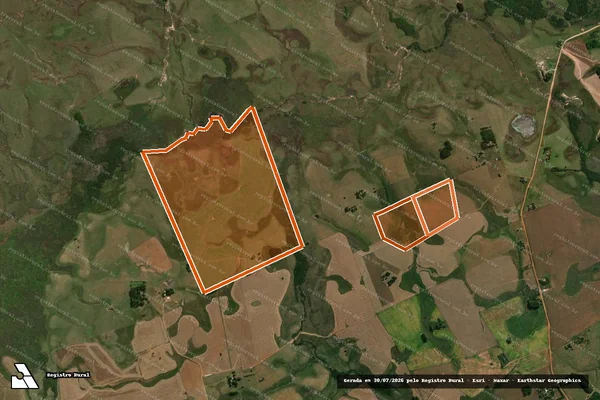 Imagem de satélite de CONDOMIO SANTA ELMIRA II em SÃO GABRIEL - RS