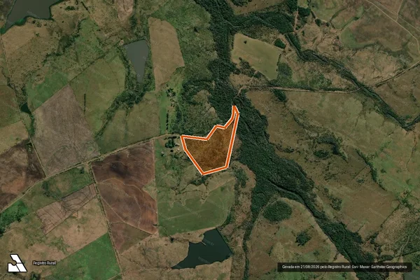 Imagem de satélite de Ibirocai em URUGUAIANA - RS