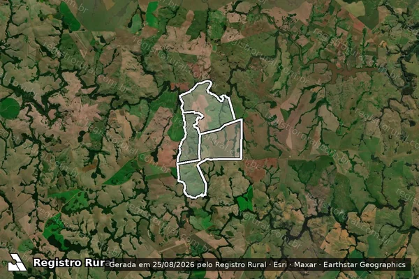 Imagem de satélite de Fazenda Minuano - CMT em JÚLIO DE CASTILHOS - RS