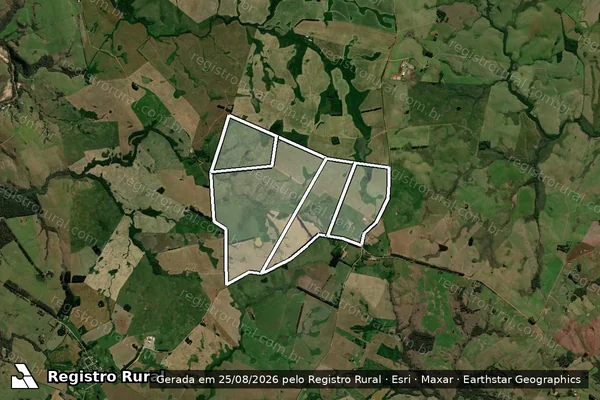 Imagem de satélite de Fazenda Harmonia II em SANTIAGO - RS