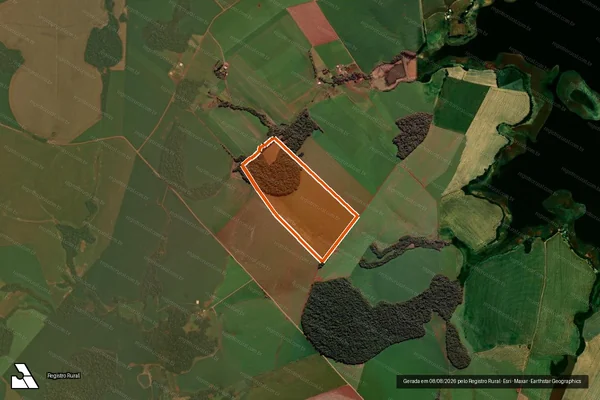Imagem de satélite de Granja Rubin MAT 53579 em FORTALEZA DOS VALOS - RS