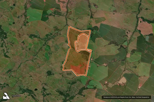 Imagem de satélite de Fazenda Do Jpe em BOSSOROCA - RS