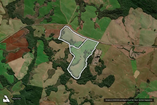 Imagem de satélite de Distrito Passo Das Pedras em CASEIROS - RS