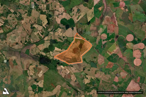 Imagem de satélite de Fazenda Sao Vicente em SÃO BORJA - RS
