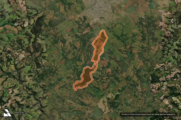 Imagem de satélite de Fazenda Pezzali em VACARIA - RS