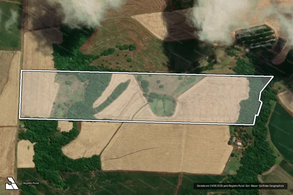 Imagem de satélite de Fracao Do Lote Rural N 112 em TUPARENDI - RS