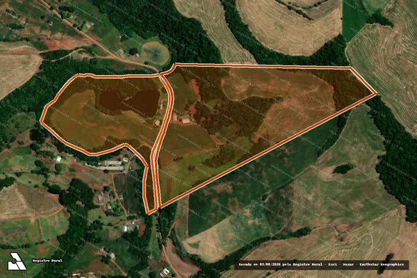Imagem de satélite de Lote Rural 86 em CONSTANTINA - RS