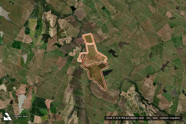Imagem de satélite de FAZENDA LAGOA FORMOSA em DOM PEDRITO - RS