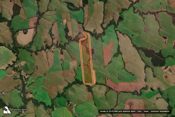 Imagem de satélite de Granja Alegre MAT.2952 em CONDOR - RS