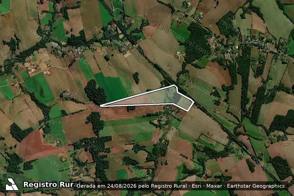 Imagem de satélite de Mat 60171 em IJUÍ - RS