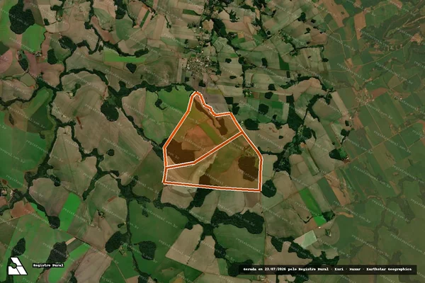 Imagem de satélite de Sem denominação em CHAPADA - RS