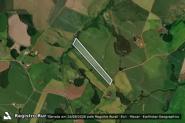 Imagem de satélite de Granja Ceolin IV - Matr 115.603 em PONTÃO - RS