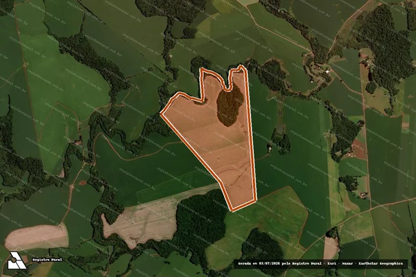 Imagem de satélite de Agropecuaria Labor em ERNESTINA - RS