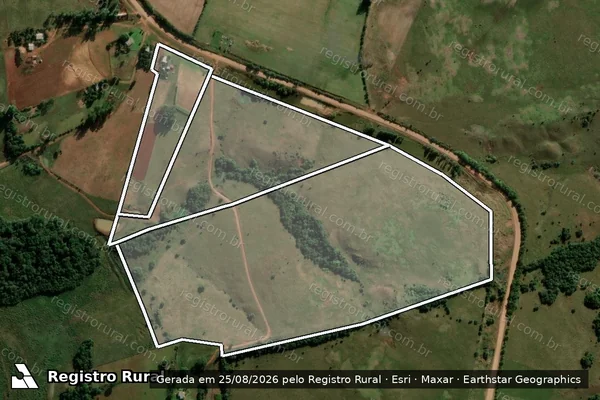 Imagem de satélite de Barragem do Itu em MANOEL VIANA - RS