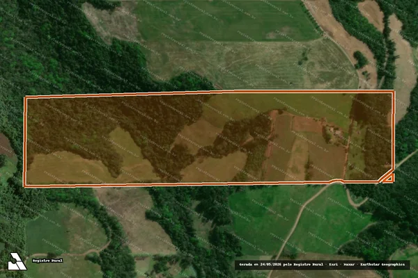 Imagem de satélite de PARTE DO LOTE RURAL 38 em DOIS LAJEADOS - RS