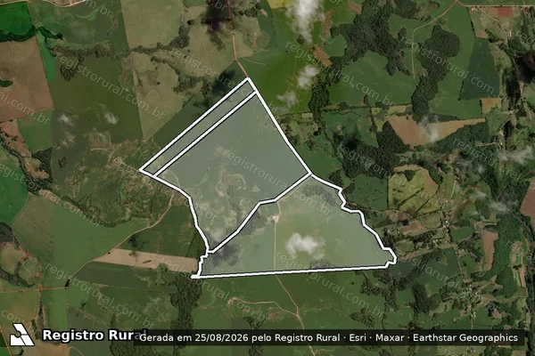 Imagem de satélite de Granja Natalina em JACUIZINHO - RS