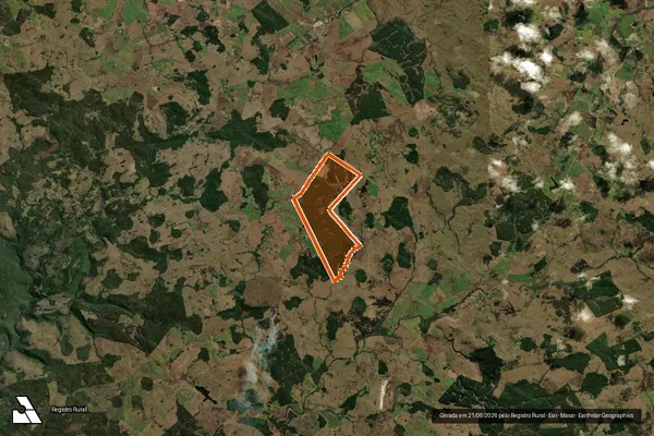 Imagem de satélite de FAZENDA SÃO LOURENÇO em SÃO FRANCISCO DE PAULA - RS