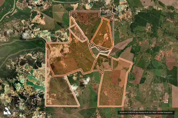 Imagem de satélite de FAZENDA IZAIAS - em PEIXOTO DE AZEVEDO - MT