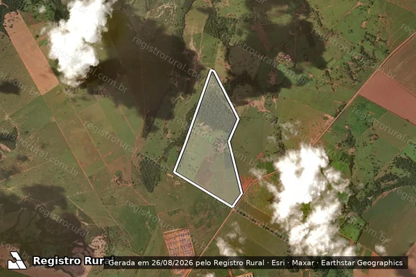 Imagem de satélite de FAZENDA PITALUGA em RONDONÓPOLIS - MT