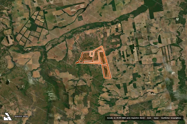 Imagem de satélite de FAZENDA DUAS PONTES em BARRA DO GARÇAS - MT