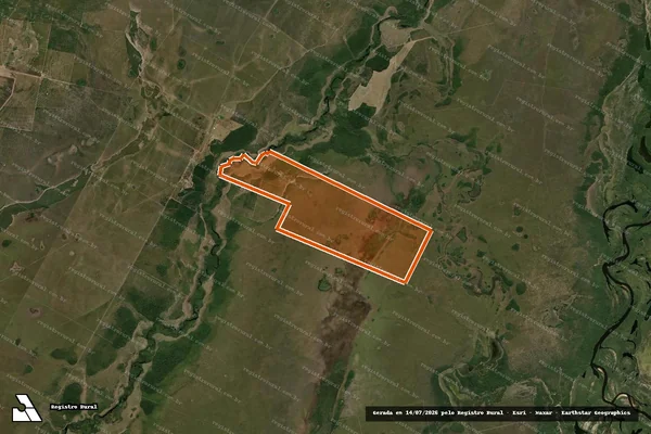 Imagem de satélite de Fazenda N. S. Aparecida em COCALINHO - MT