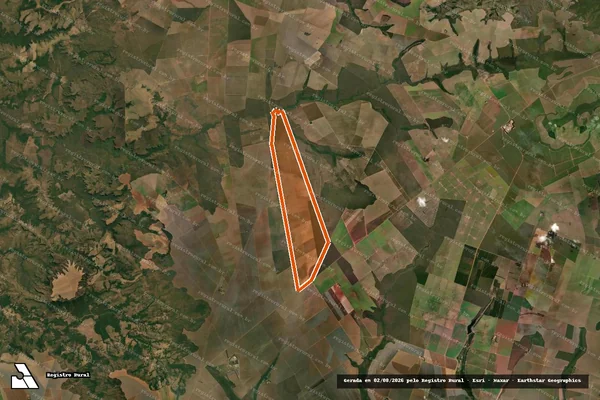 Imagem de satélite de Fazenda Sao Paulo em CAMPO VERDE - MT