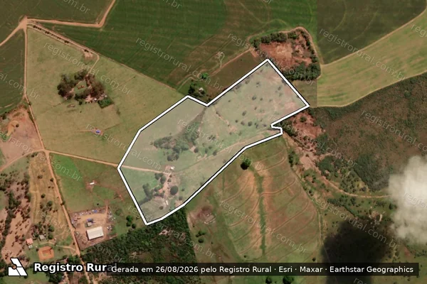 Imagem de satélite de Chacara Boa Vista em ALTO GARÇAS - MT