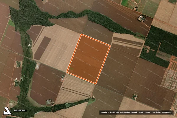 Imagem de satélite de FAZENDA ESPIGAO AZUL em NOVA MUTUM - MT