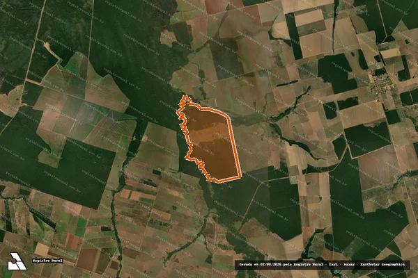 Imagem de satélite de Fazenda Santa Eliza em PARANATINGA - MT