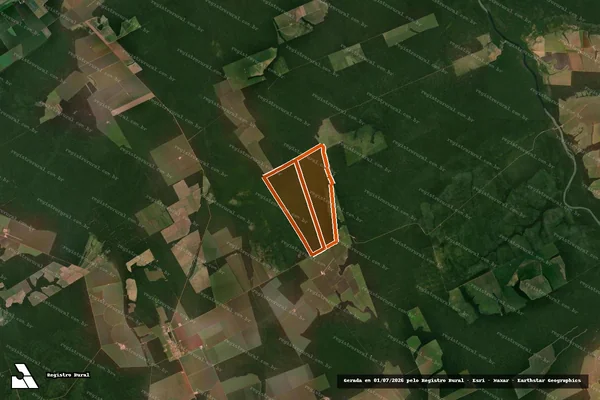 Imagem de satélite de FAZENDA GLEBA PONTUAL em NOVA MARINGÁ - MT