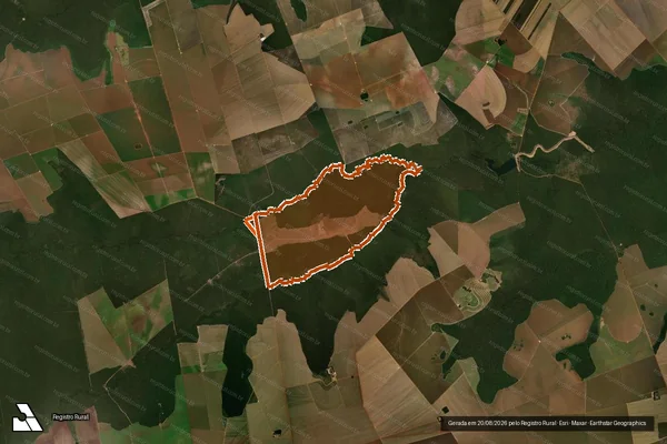 Imagem de satélite de Fazenda Entre Rios em DIAMANTINO - MT
