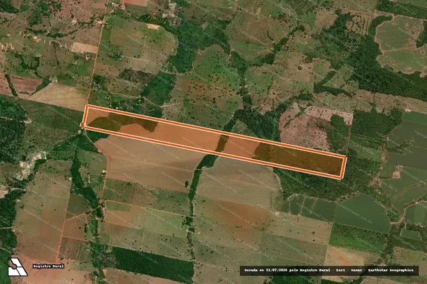 Imagem de satélite de Lote Rural N 107 em TERRA NOVA DO NORTE - MT
