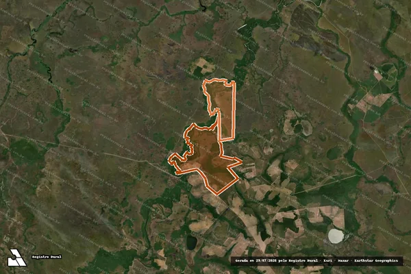 Imagem de satélite de Fazenda Bom Retiro em LUCIARA - MT