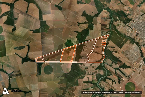 Imagem de satélite de Fazenda Sao Jose, gleba A1 em SORRISO - MT