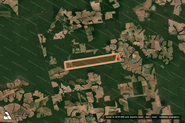 Imagem de satélite de FAZENDA SANTO ANTONIO em PORTO DOS GAÚCHOS - MT