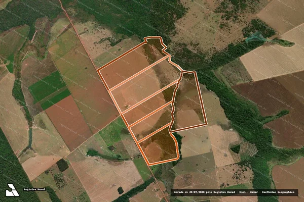 Imagem de satélite de FAZENDA SAO JOSE em TABAPORÃ - MT
