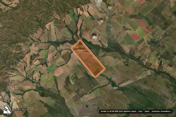 Imagem de satélite de FAZENDA BOJARSKI I e II em ÁGUA BOA - MT