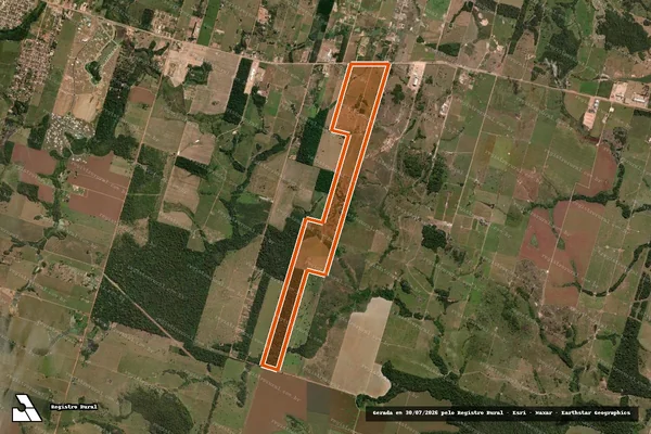 Imagem de satélite de FAZENDA 3 NASCENTES em ALTA FLORESTA - MT
